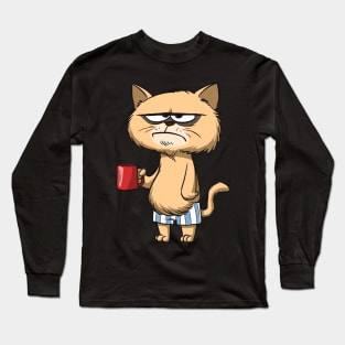 monday cat Long Sleeve T-Shirt